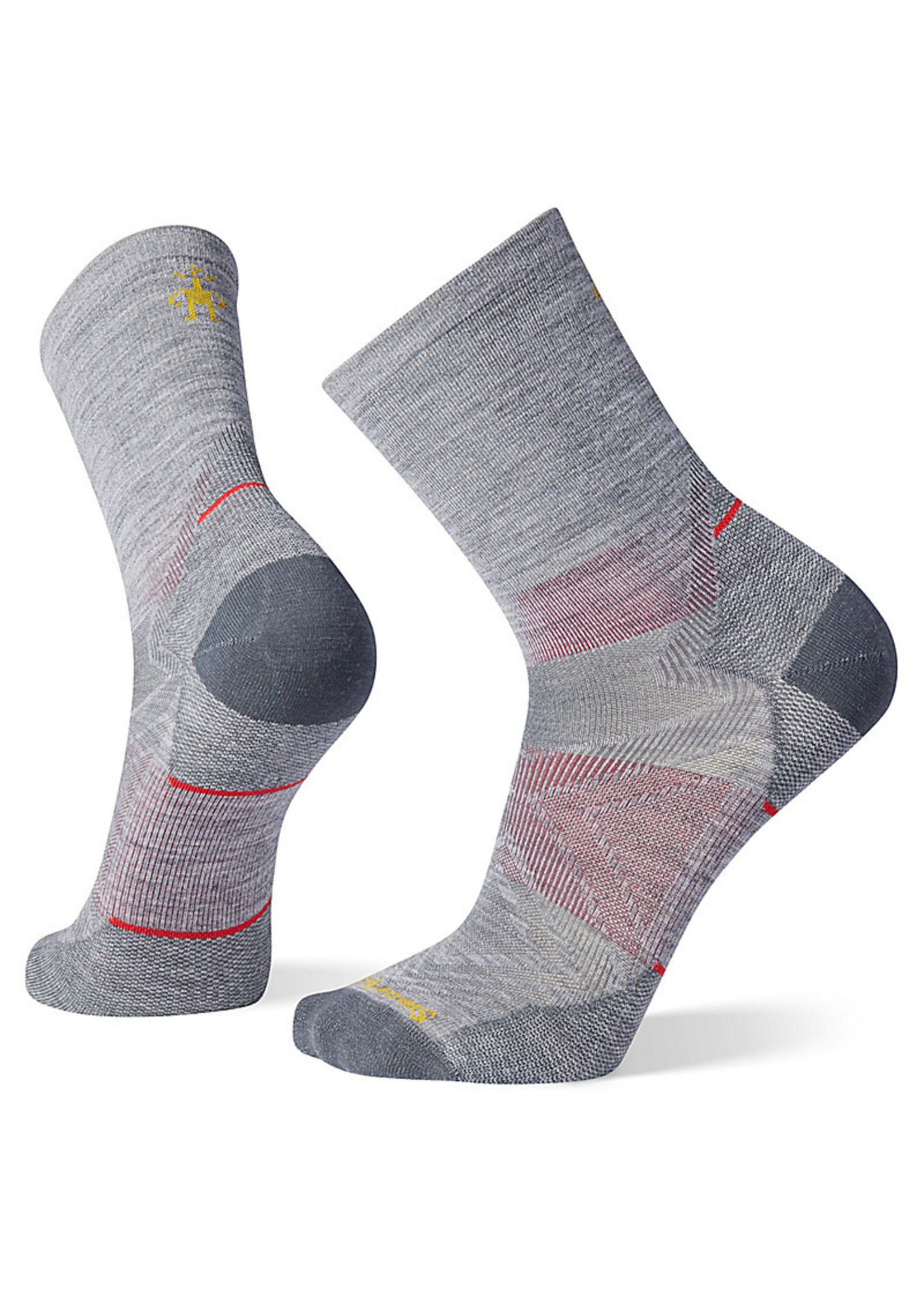 SMARTWOOL Men's Run Zero Cushion Mid Crew Socks