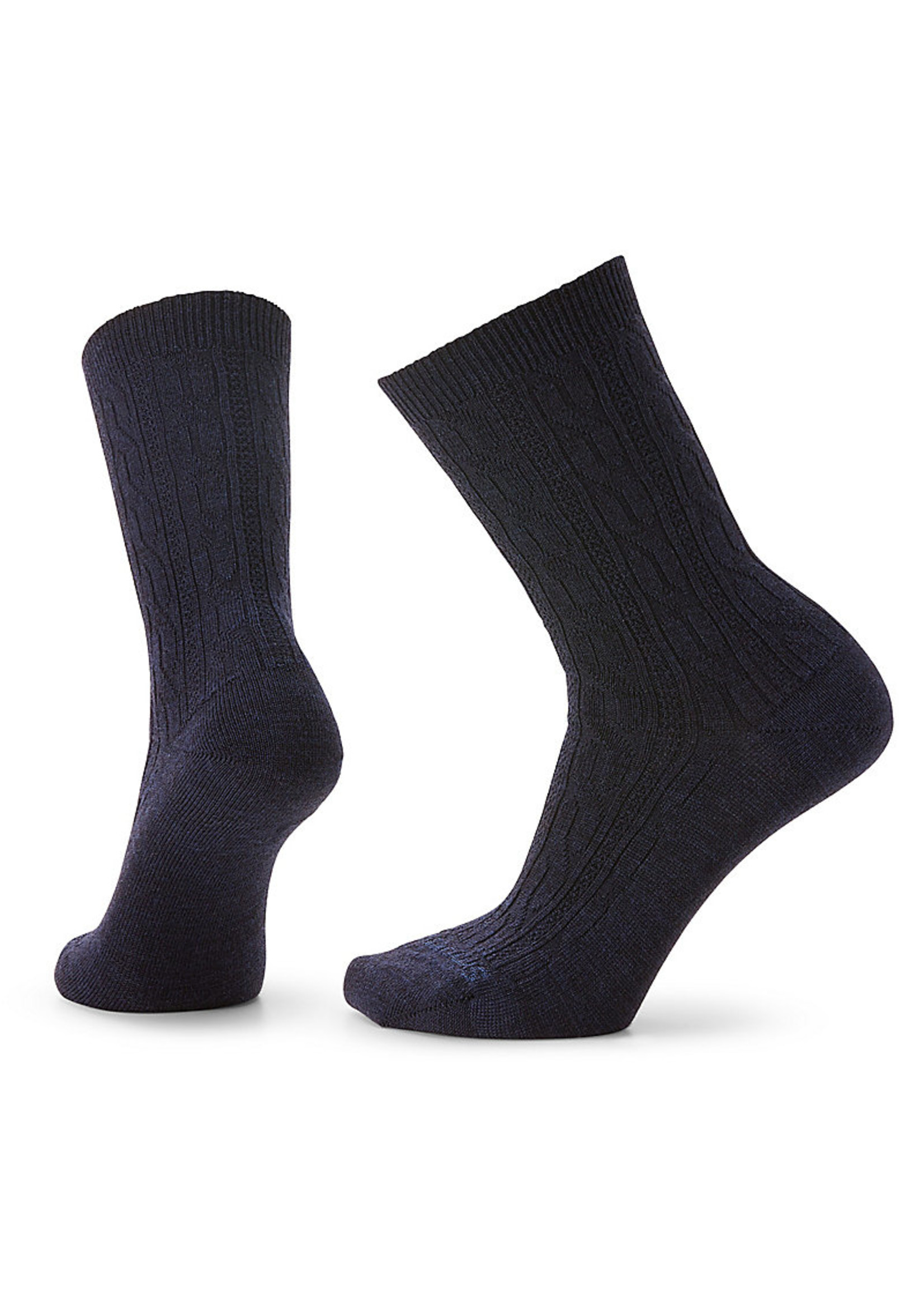 SMARTWOOL Chaussettes Everyday Cable Crew pour femme - 5 couleurs disponibles