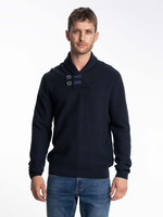 LOIS JEANS & JACKETS Men's Gilbert sweater with college collar
