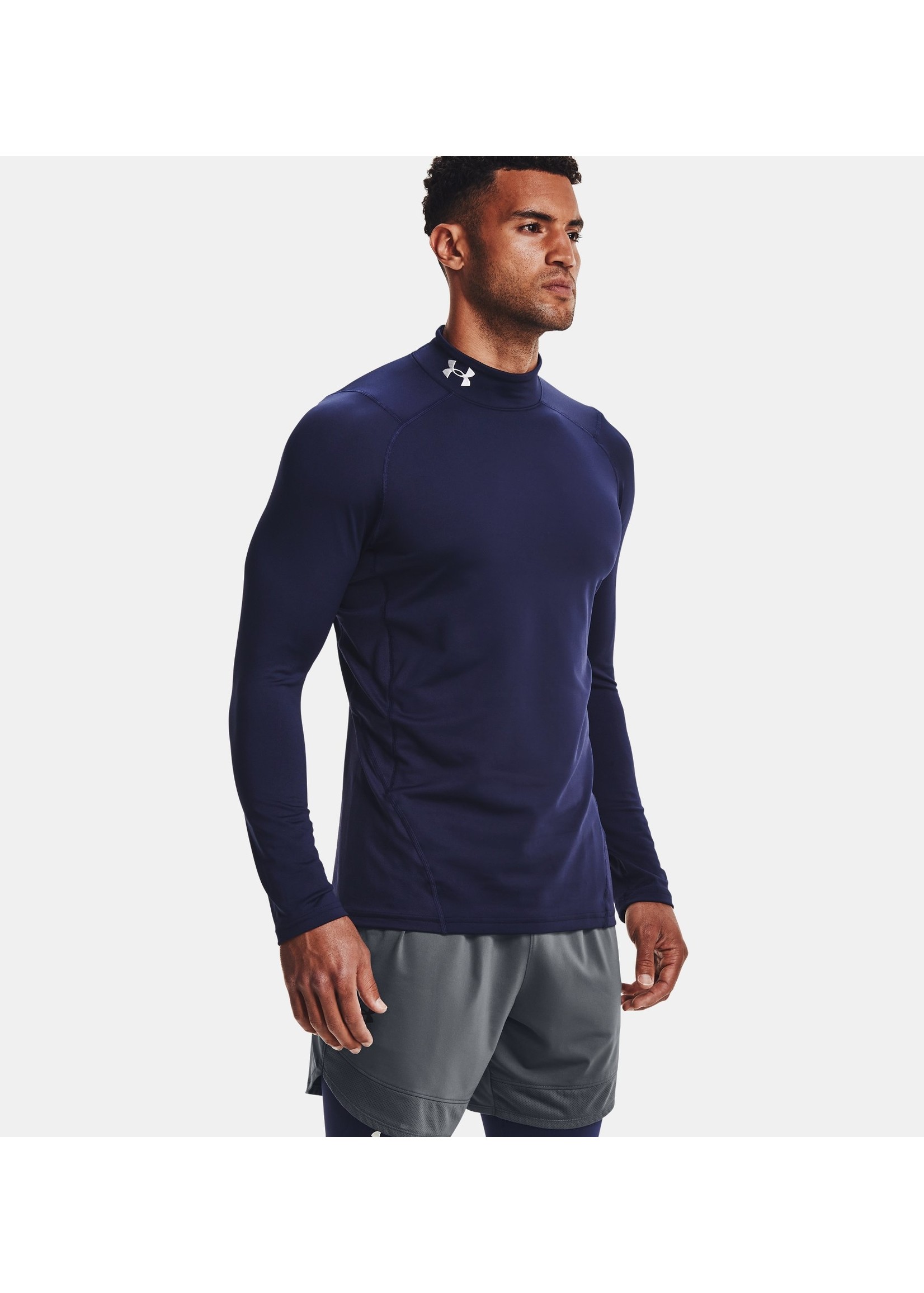 UNDER ARMOUR Chandail ajusté avec col montant-Homme