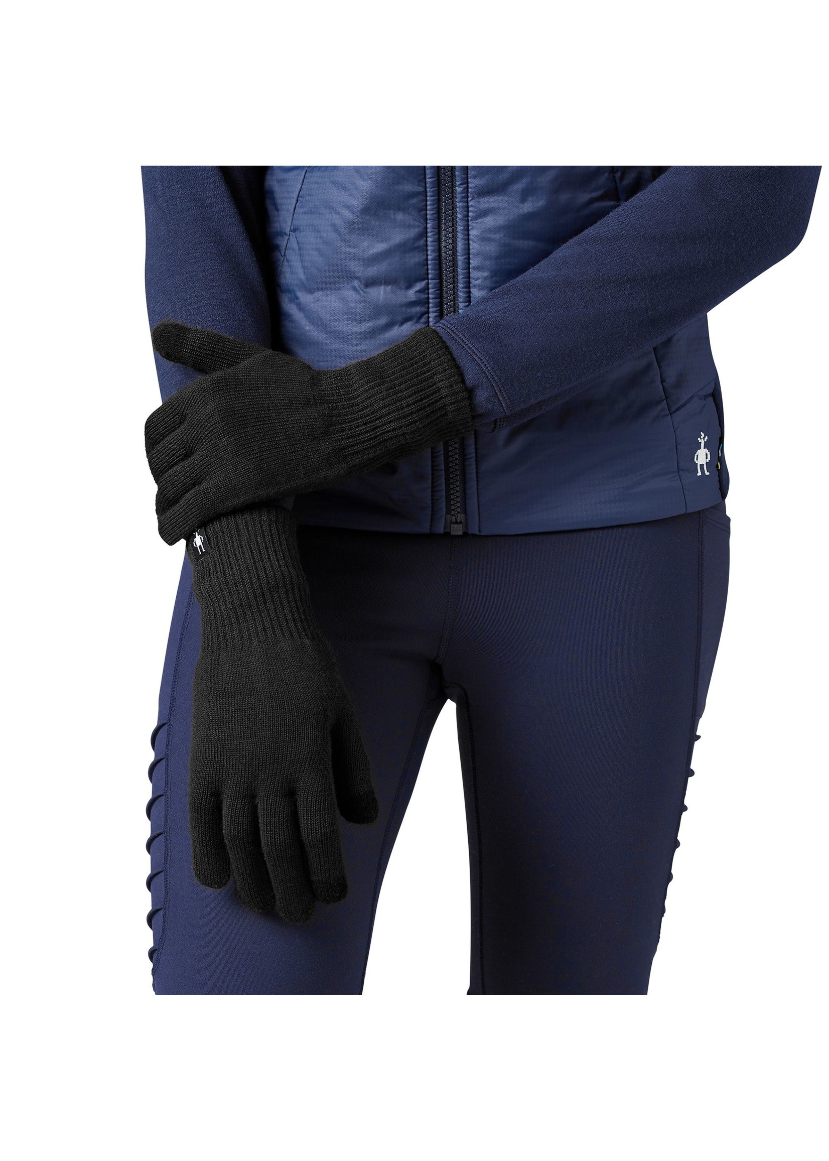 SMARTWOOL Gants couche de base en mérinos Noir-Unisexe