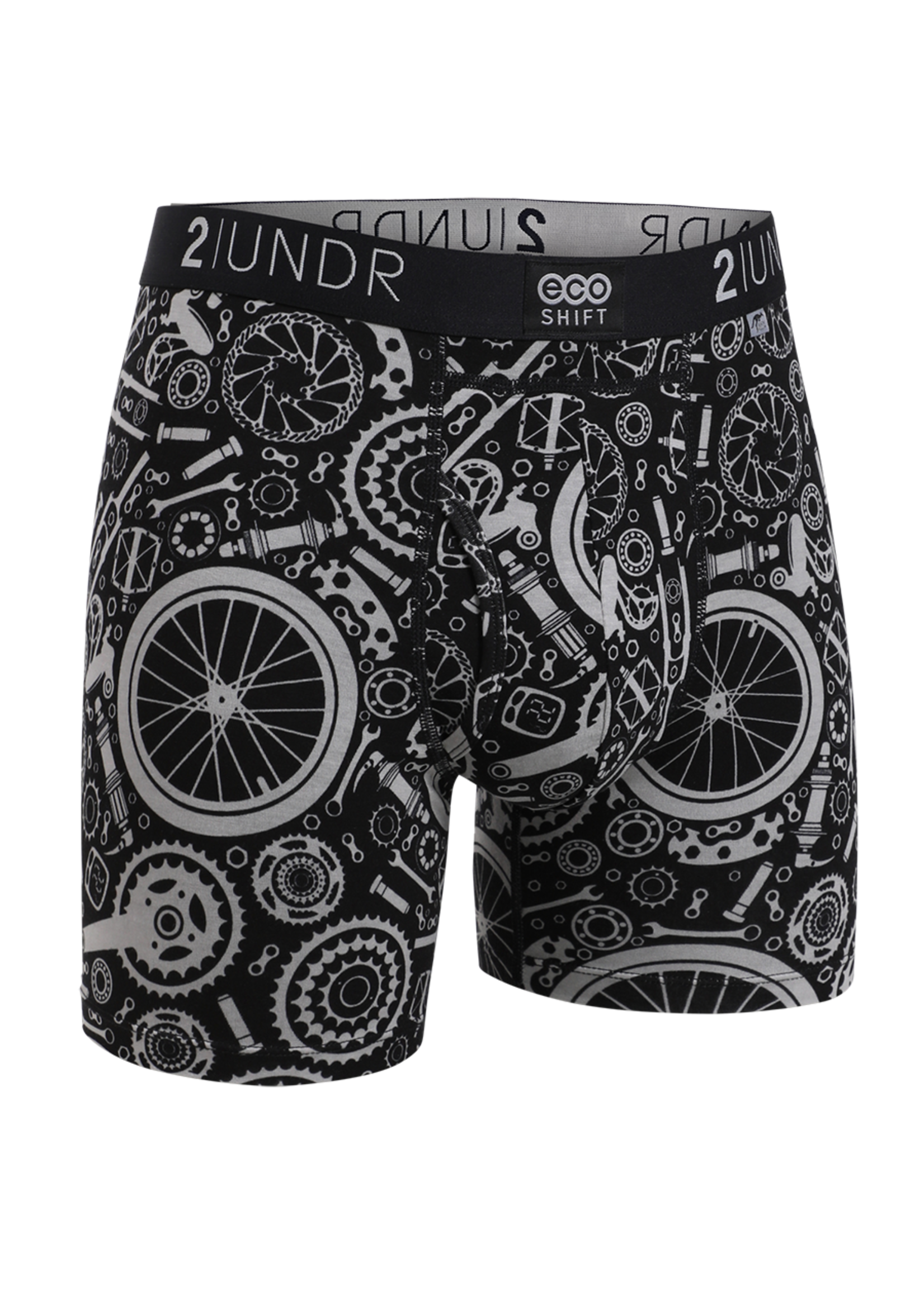 2|UNDR Boxer 6'' Eco Shift en tencel BIKERS-Homme