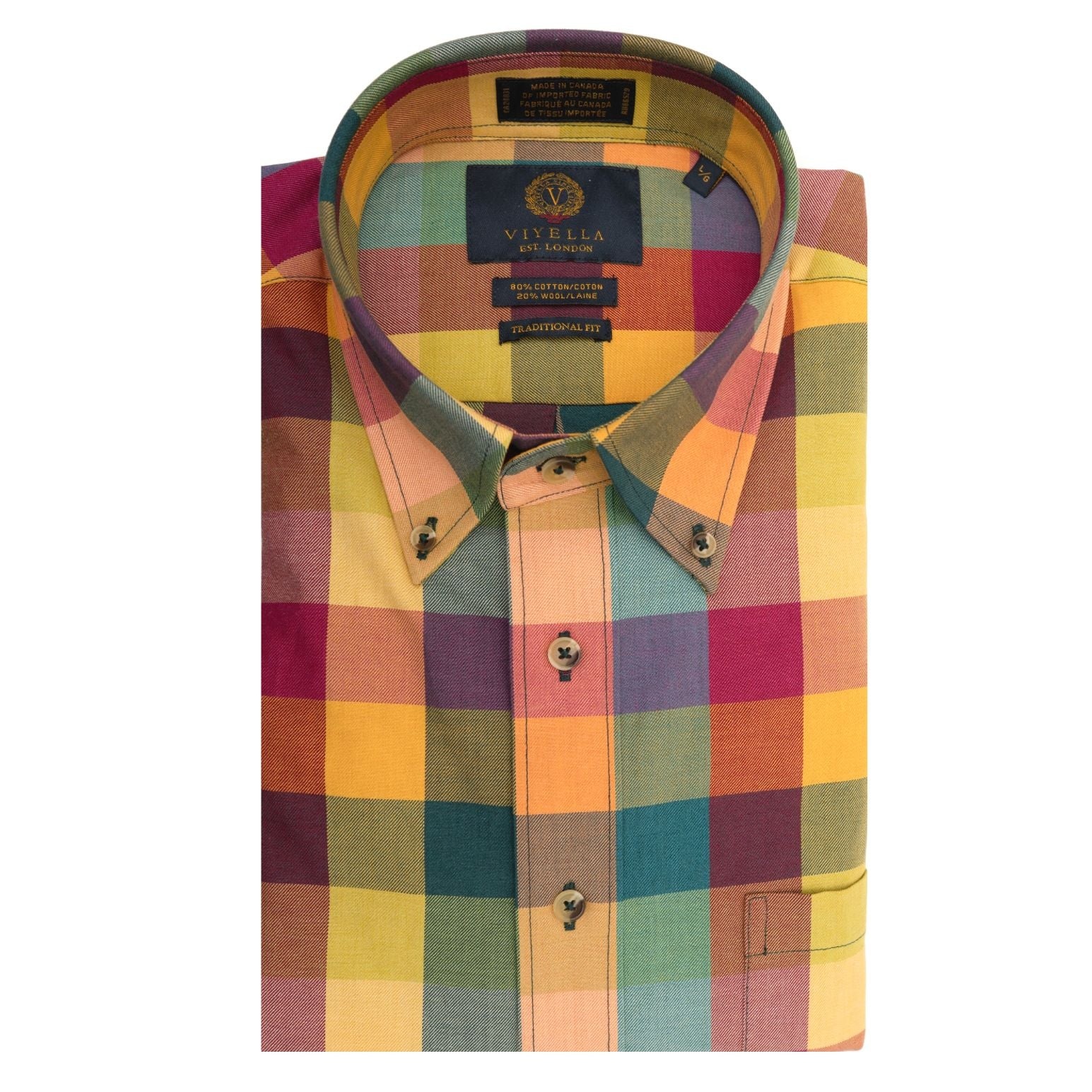 トップス MARKAWARE SHIRT WOOL CHECK VIYELLA MARKAWARE(マーカウェア) - COMFORT FIT SHIRT ORGANIC WOOL CHECK