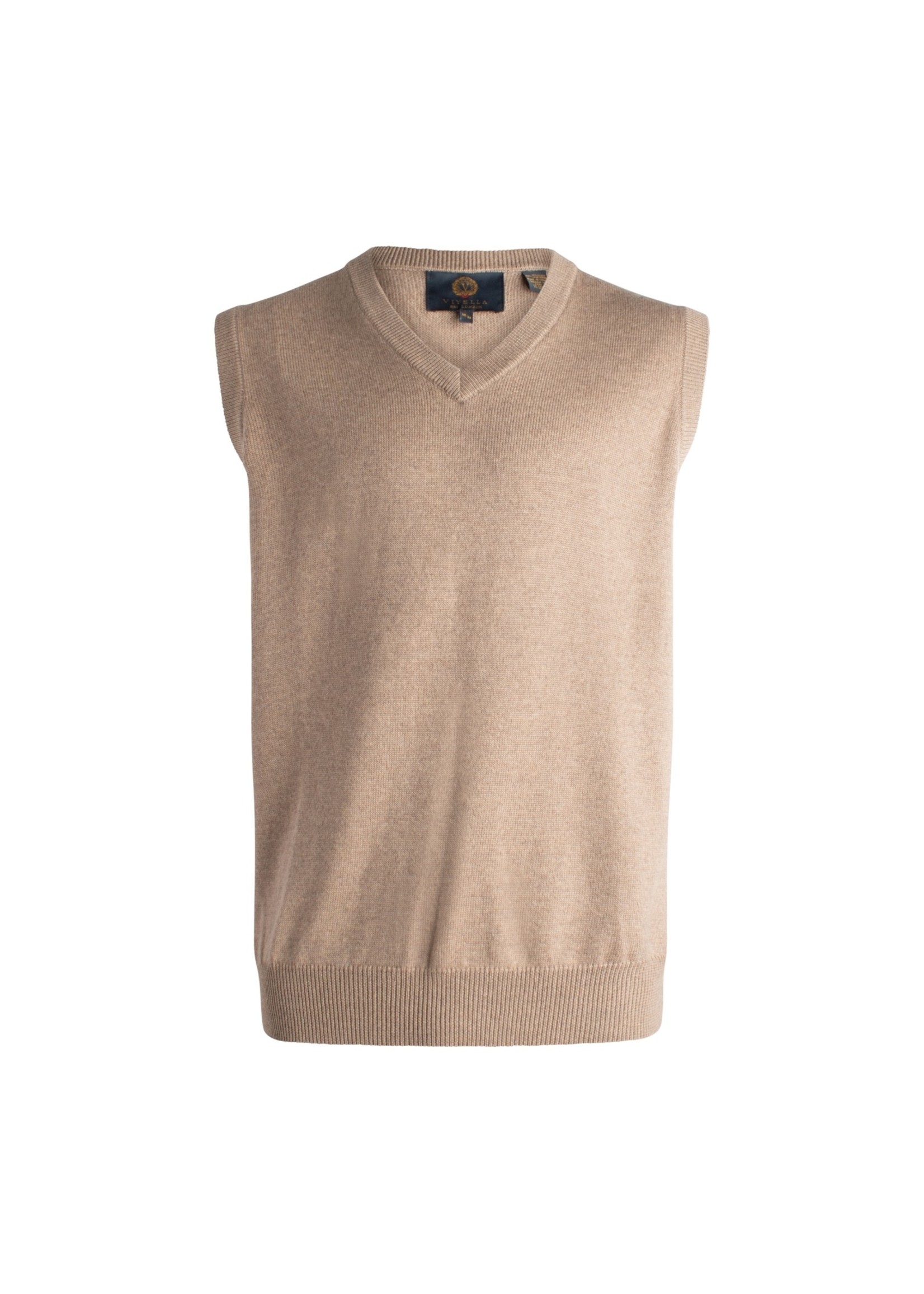 VIYELLA Chandail débardeur en laine mérinos pour homme - 7 couleurs disponibles