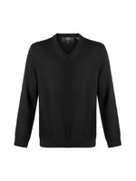 VIYELLA Chandail en laine mérinos col en V - 6 couleurs disponibles