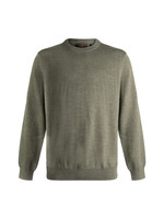 VIYELLA EXTRA FINE 'ZEGNA BARUFFA' MERINO WOOL CREW NECK SWEATER