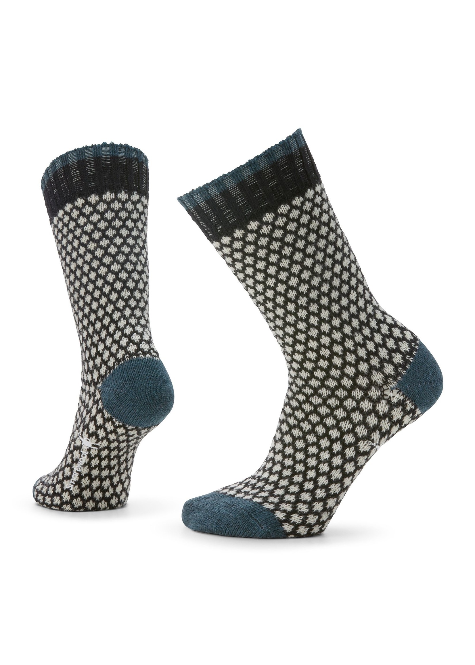 SMARTWOOL Chaussettes redessinées Popcorn Cable Dot-Femme