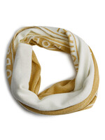 Scarf with metallic detail