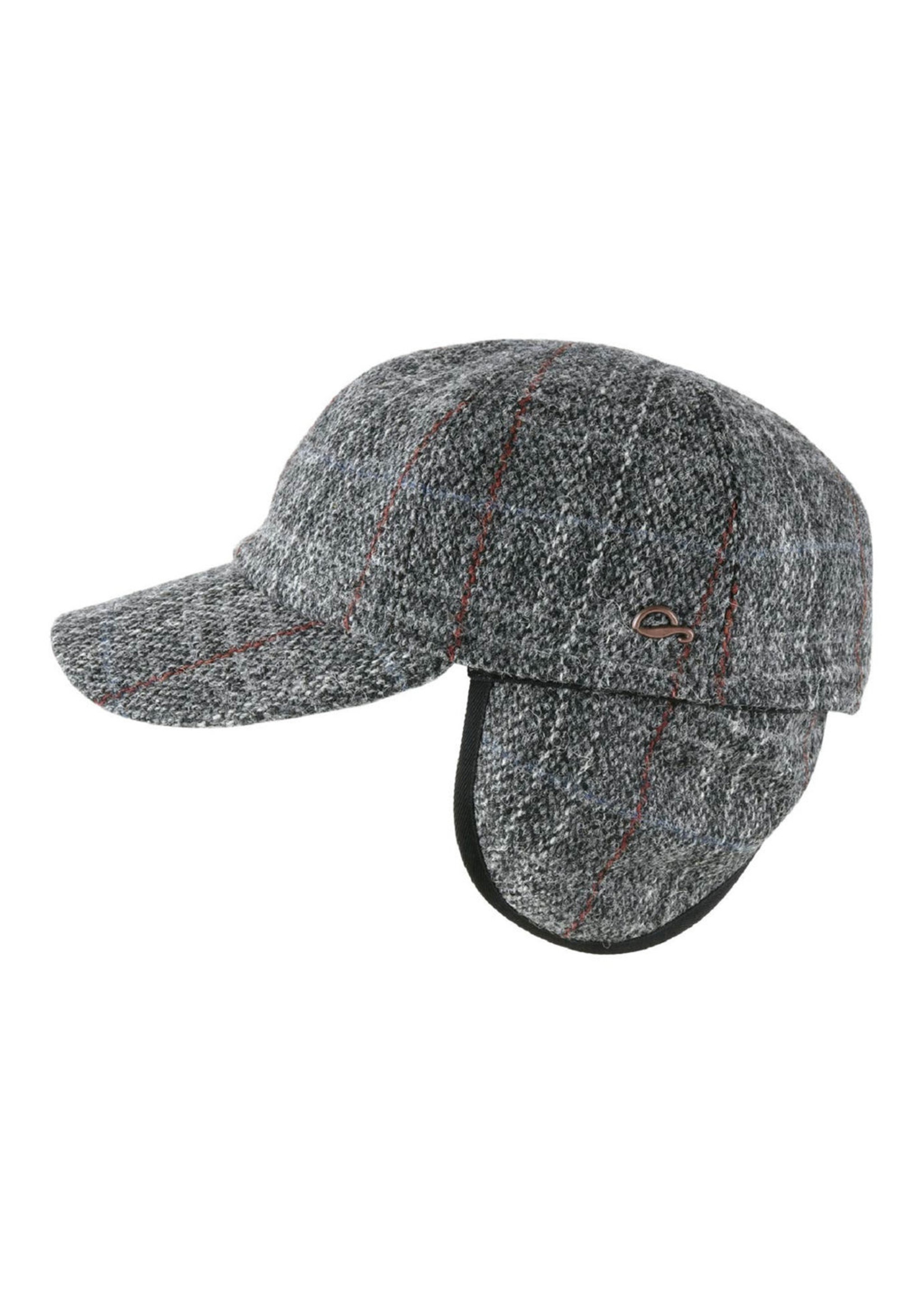 GÖTTMANN Casquette Harris Tweed avec cache-oreilles-Homme