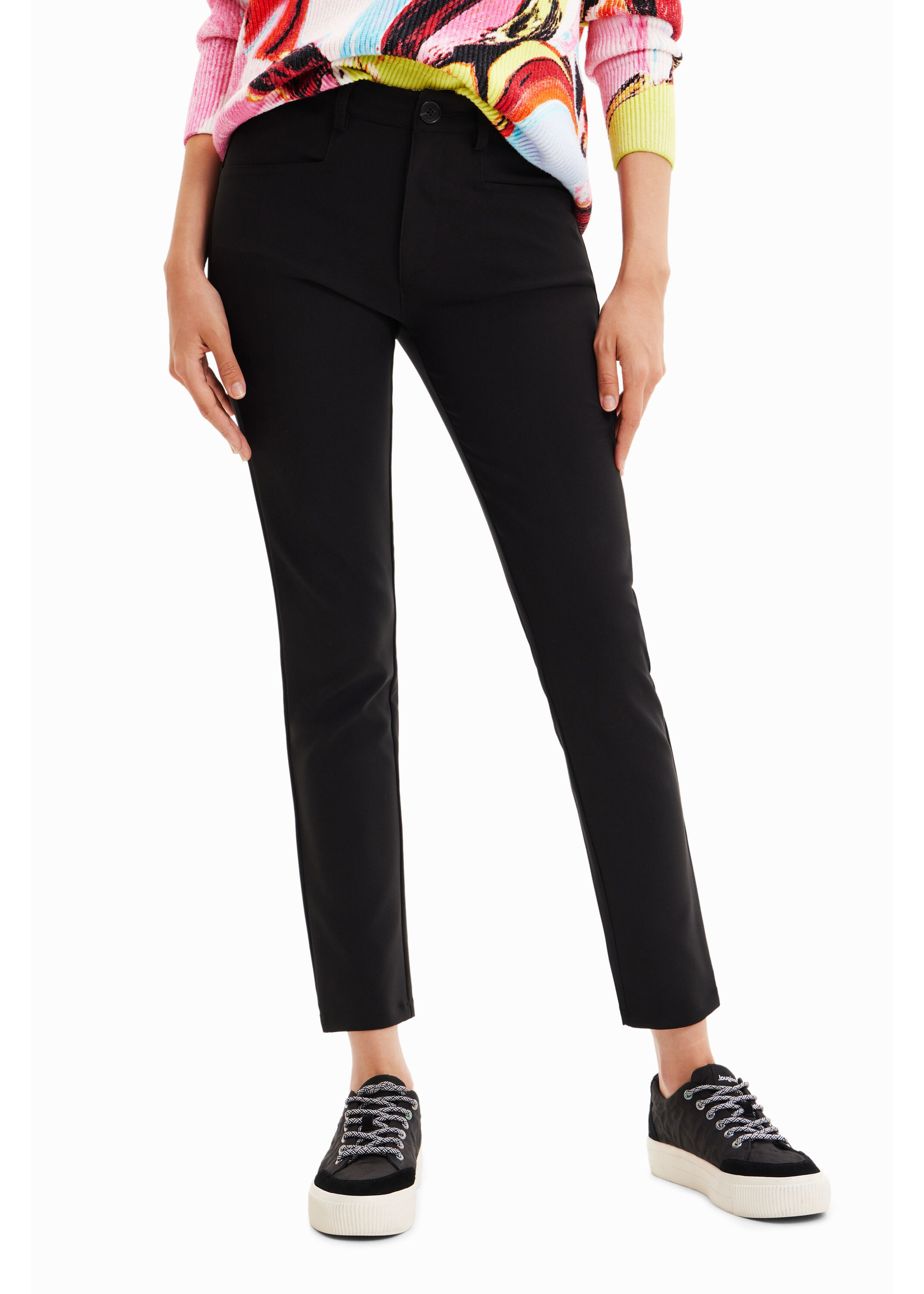 DESIGUAL Pantalon extensible Coruna-Femme