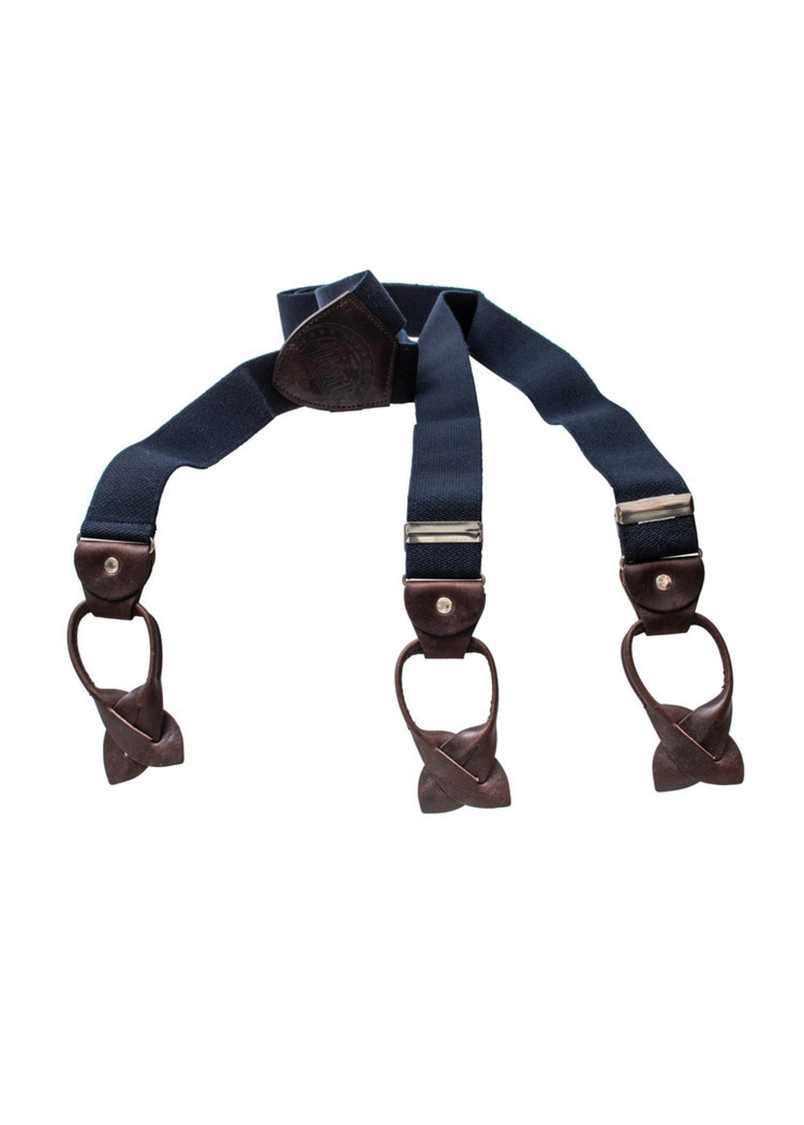 LLOYD Men's ajustable suspenders with leather