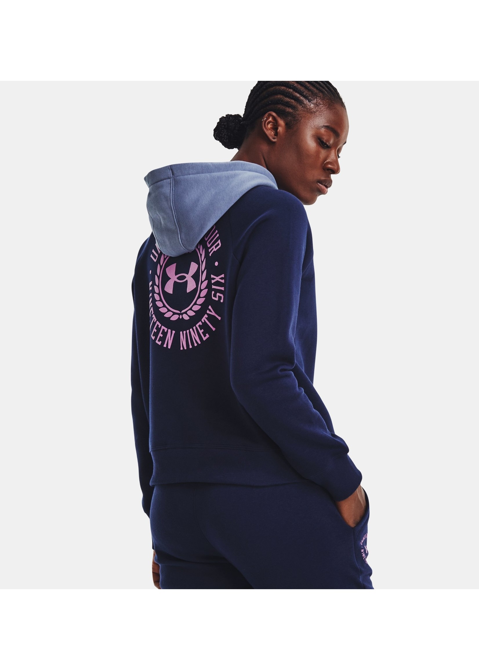 Women's UA Rival Fleece Colorblock Hoodie - Lacroix espace