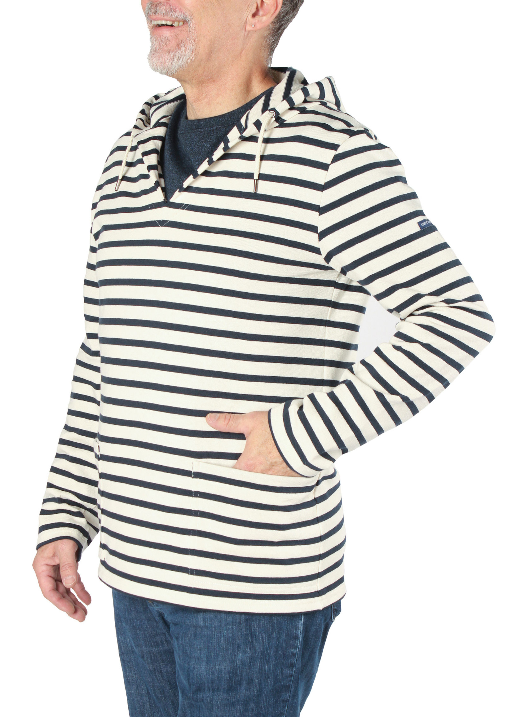 SAINT-JAMES Comète III sailor hooded sweater