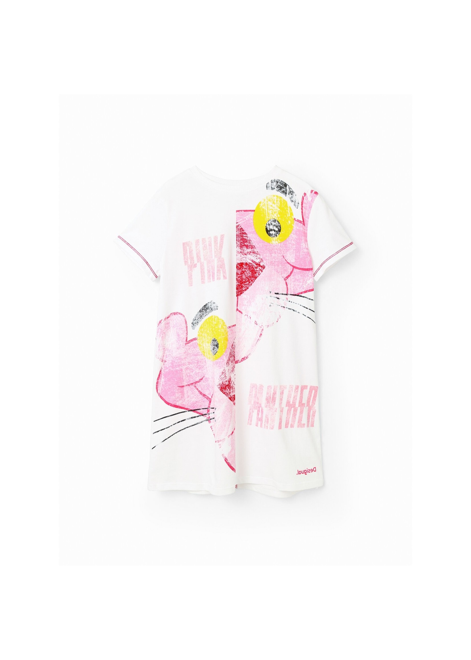 DESIGUAL Robe t-shirt Panthère rose-Fille