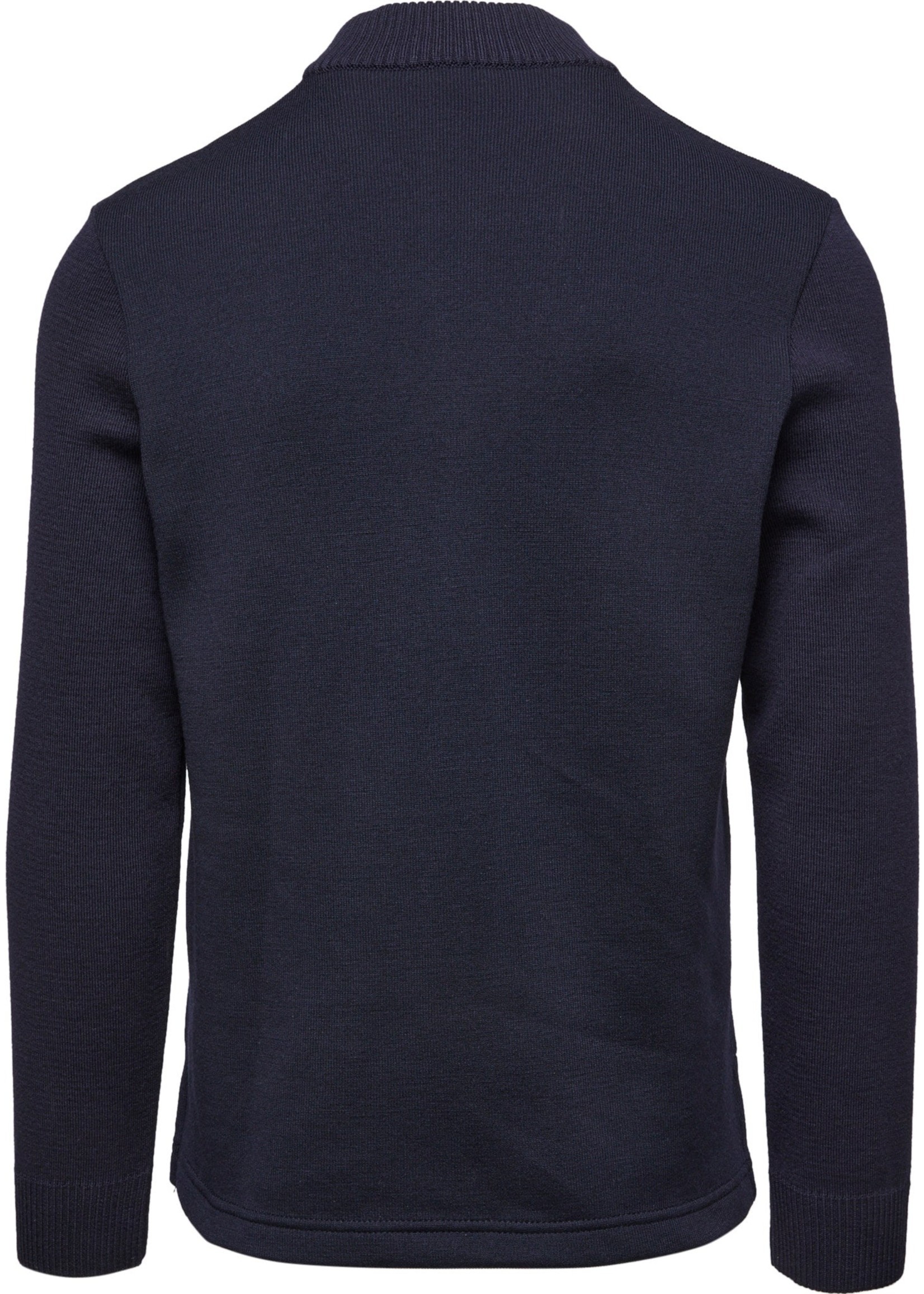 SAINT-JAMES Men's Lennon pullover, cotton inside wool outside