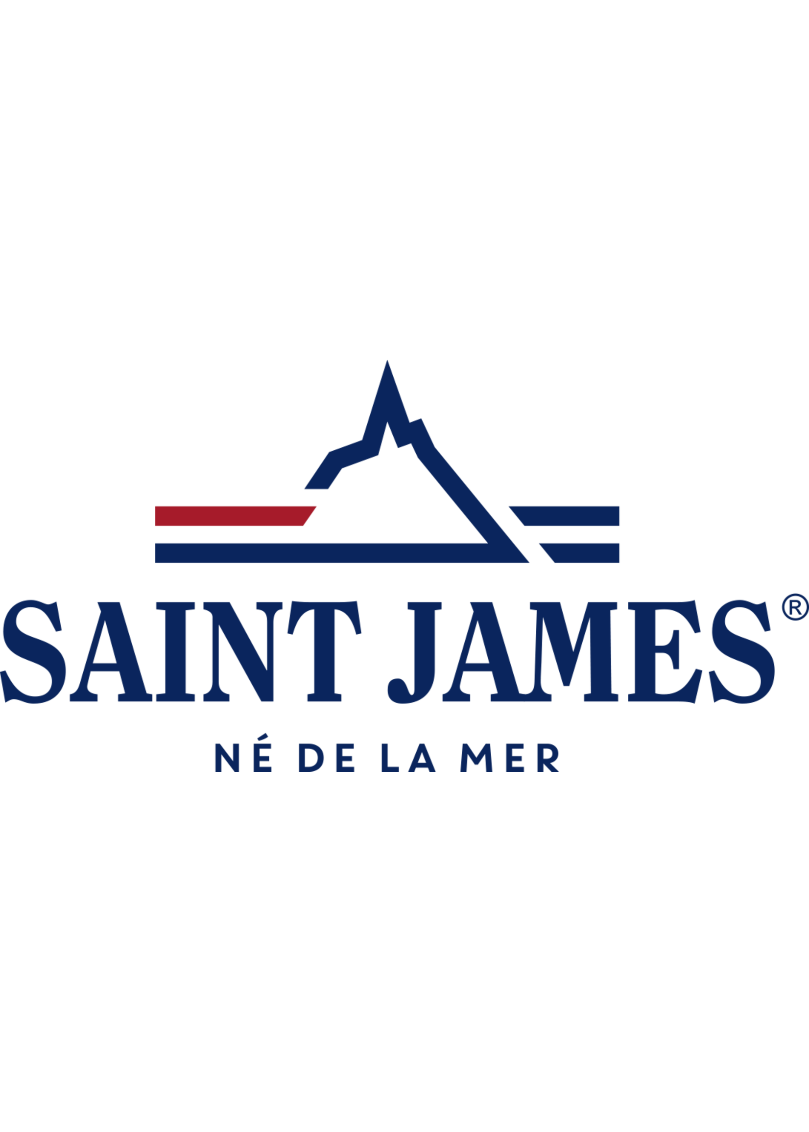 SAINT-JAMES Chemise en pur lin Laslo ML-Blanc