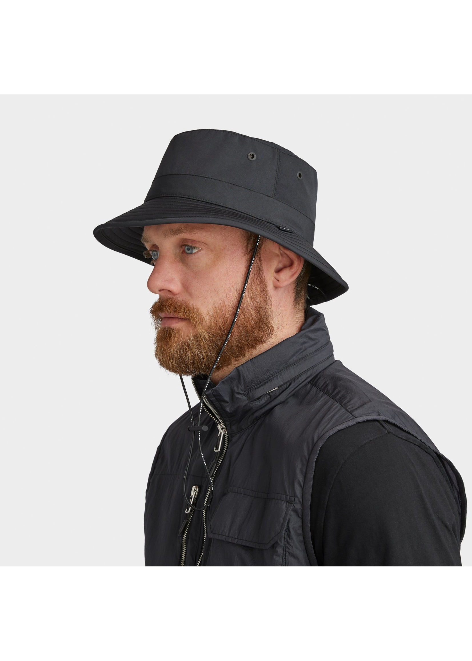 TILLEY Chapeau technique T1 Noir-Unisexe