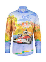 A FISH NAMED FRED Chemise avec imprimé de voiture de course-Homme