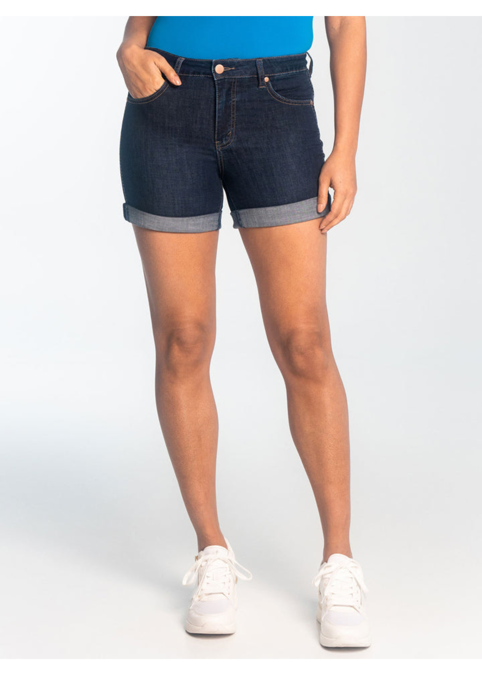 LOIS JEANS & JACKETS Short extensible indigo style Georgia taille mi-haute-Femme