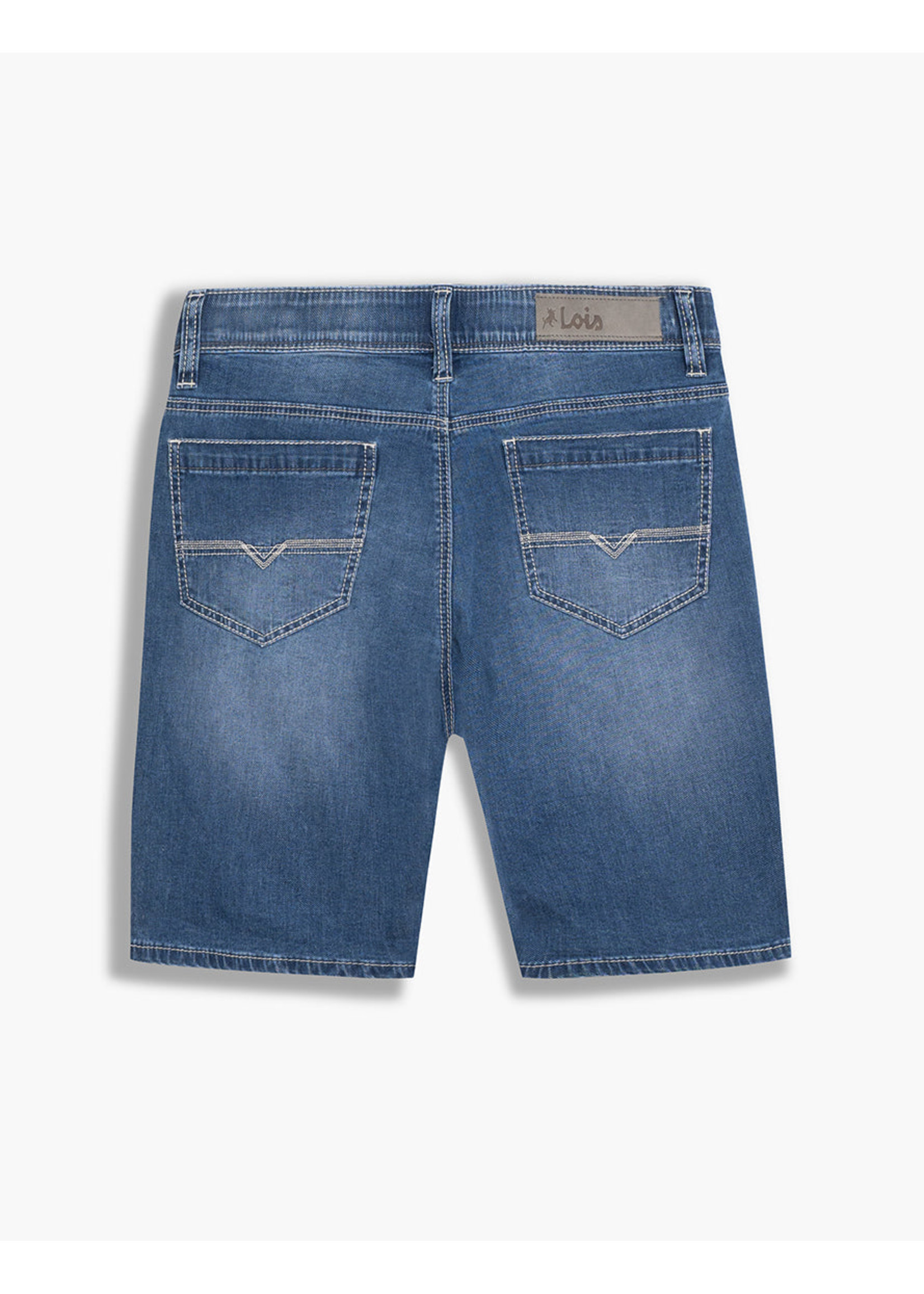 LOIS JEANS & JACKETS Men's Dennis washed denim short