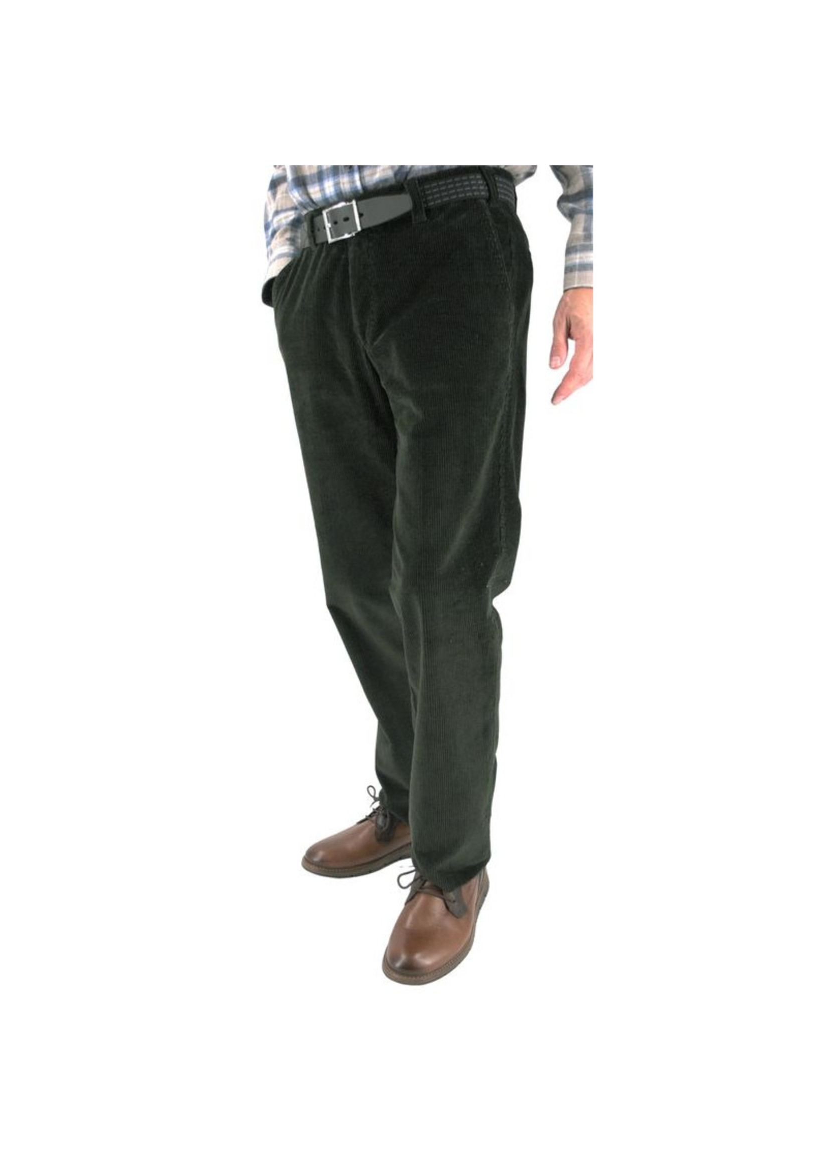 CITADIN Pantalon en velours côtelé en coton extensible-Homme