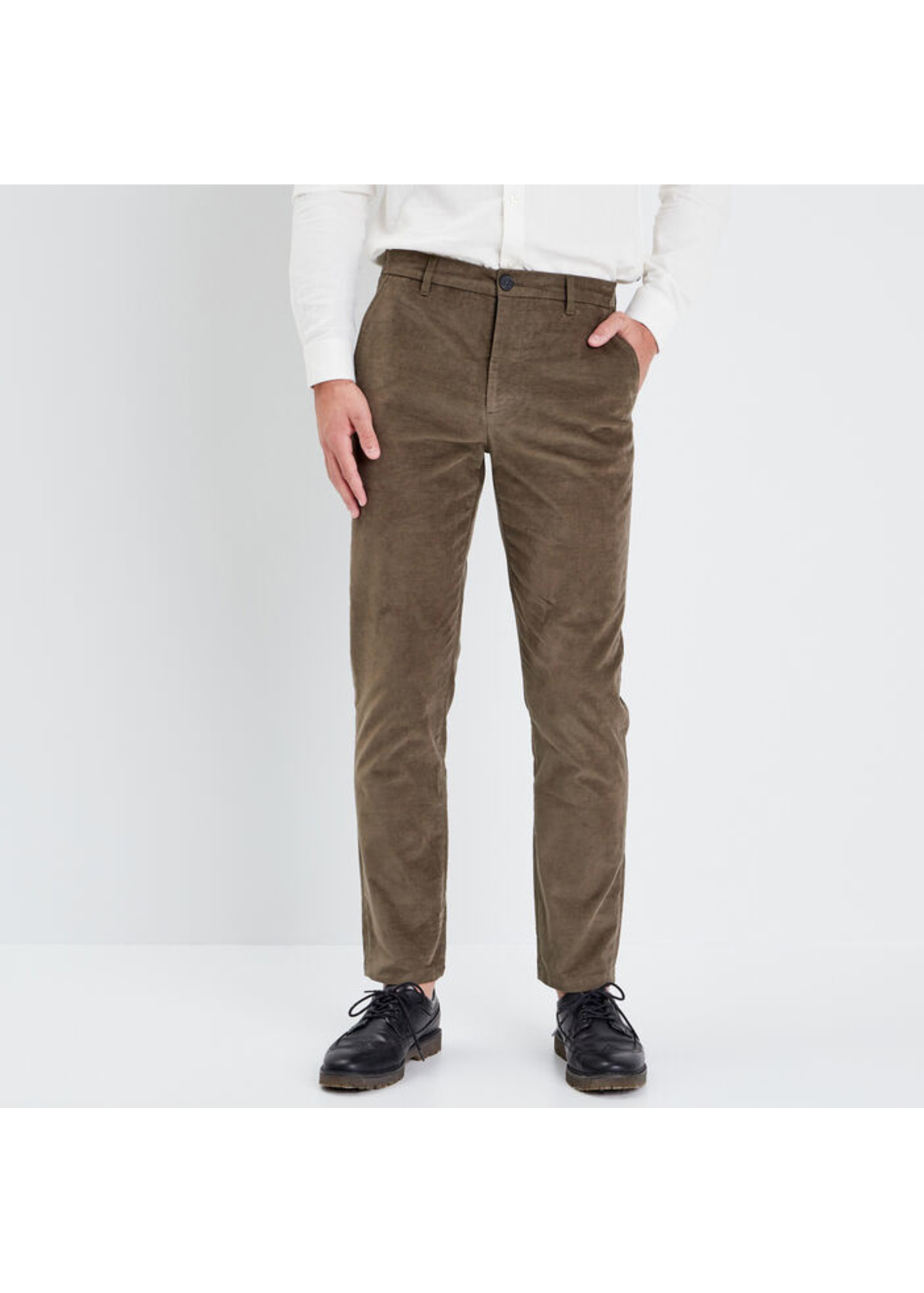 CITADIN Men's washable wool corduroy pant