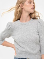 MICHAEL MICHAEL KORS Knit Puff Sleeve Cropped Sweater