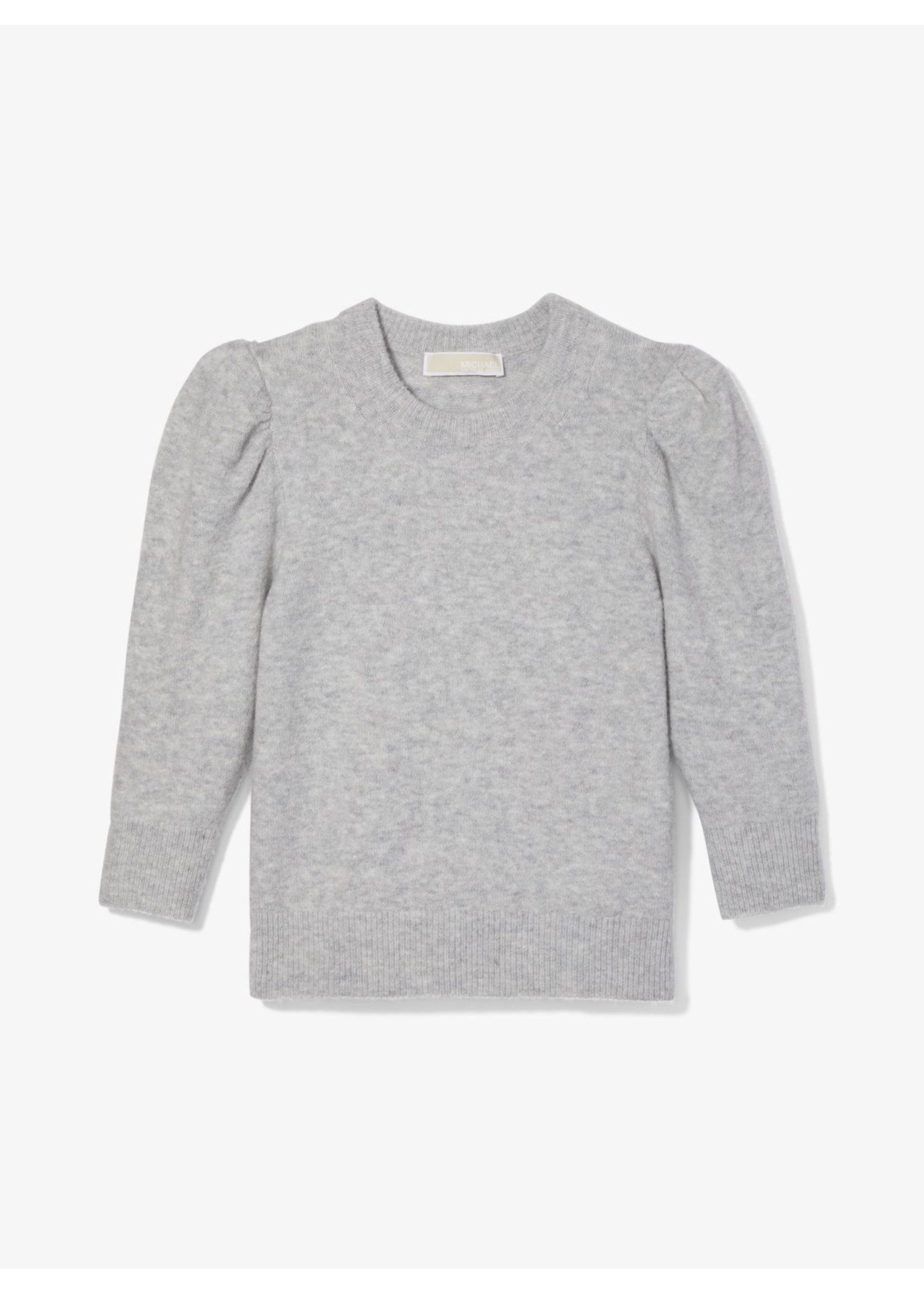 MICHAEL MICHAEL KORS Knit Puff Sleeve Cropped Sweater