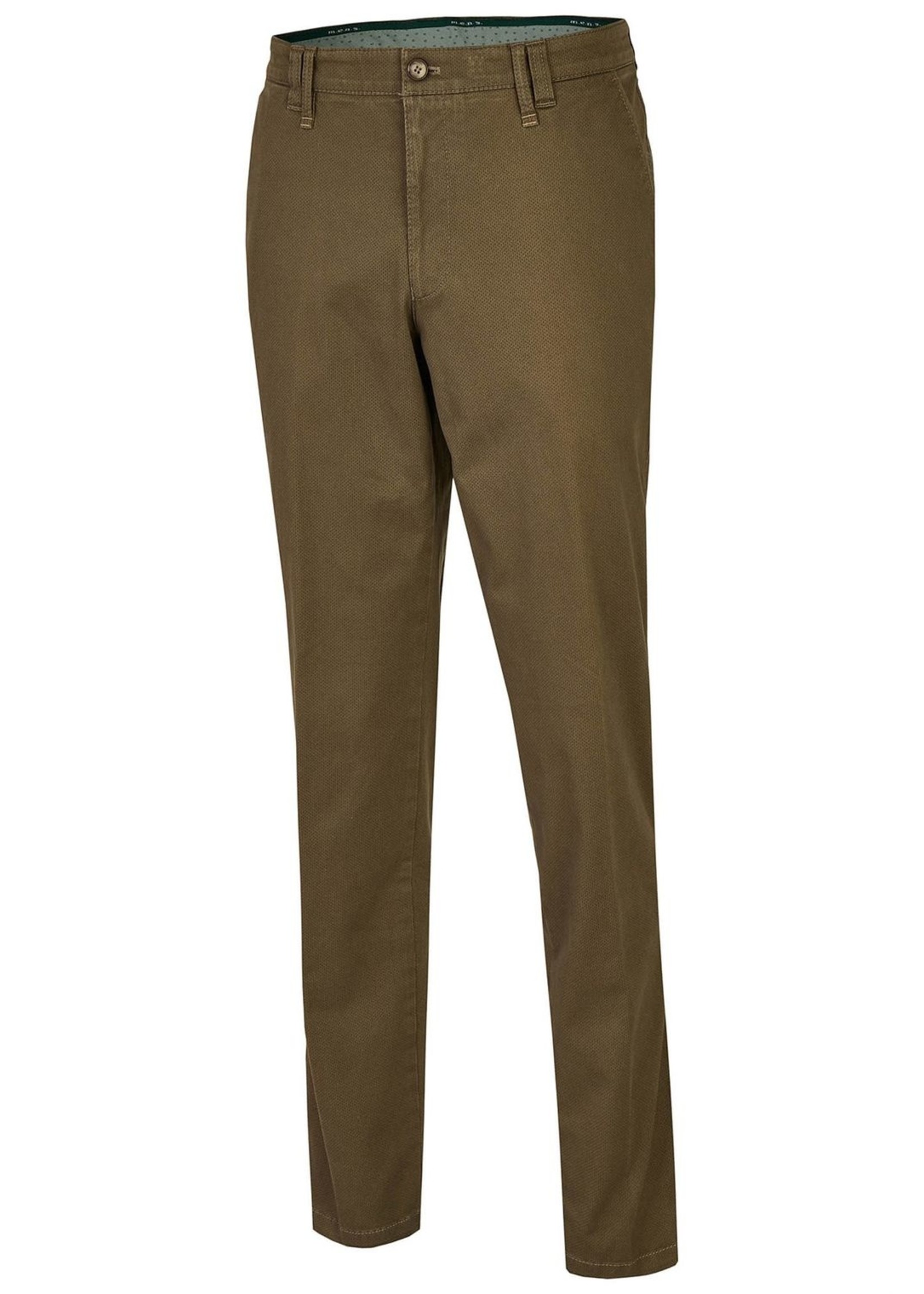 M.E.N.S. Pantalon en coton brossé style Meran-4157