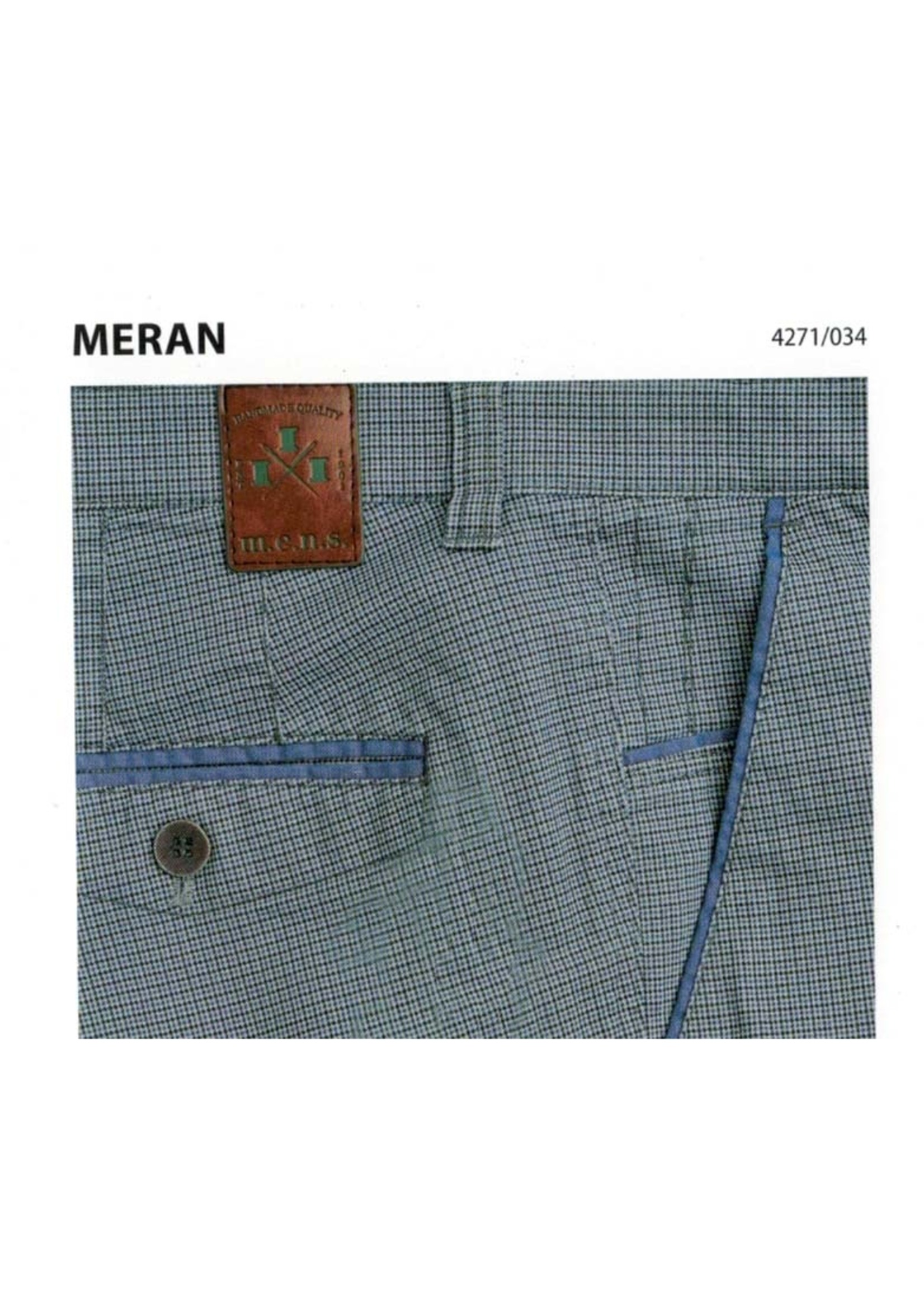 M.E.N.S. Pantalon en coton léger style Meran-4271