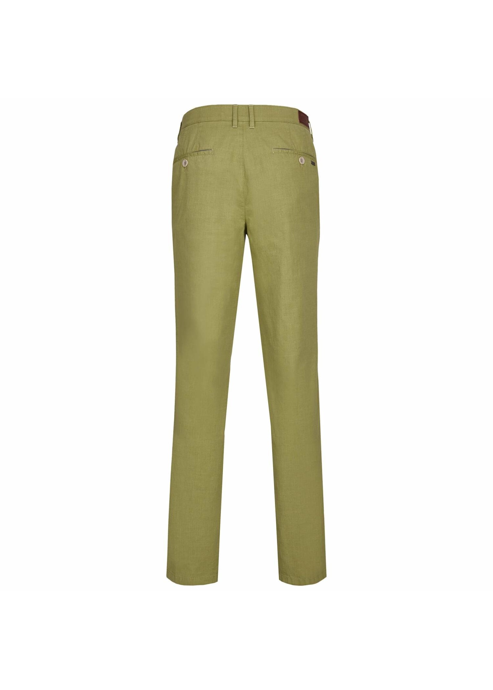 M.E.N.S. Pantalon en coton extensible effet lin style Madison-4917