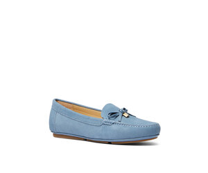Mocassin en suede Juliette Moc Denim Lacroix espace boutique inc