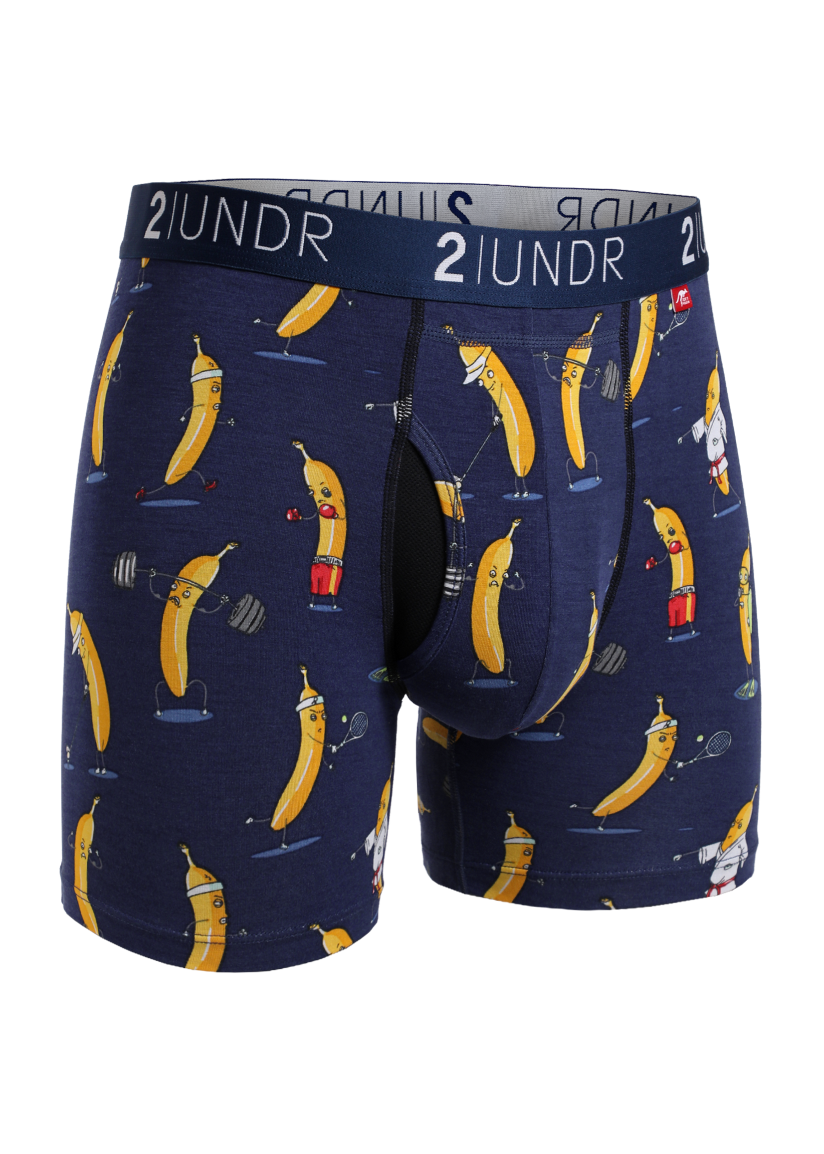 2|UNDR Boxer 6'' Swing Shift Athlètes Bananes -Homme