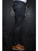 AU NOIR Pantalon de ville extensible Beretta-Leonardo-Noir Indigo