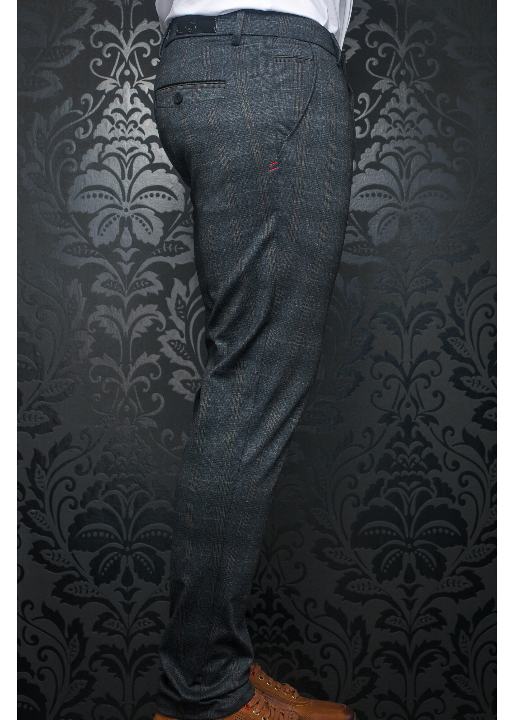 AU NOIR Men's stretch dress pants-Beretta-Benedict Black