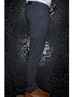 AU NOIR Men's stretch dress pants-Beretta-Belmondo Grey Navy