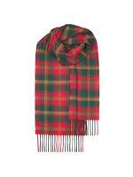 LOCHCARRON Bowhill Maple Leaf Canadian Tartan Lambswool Scarf