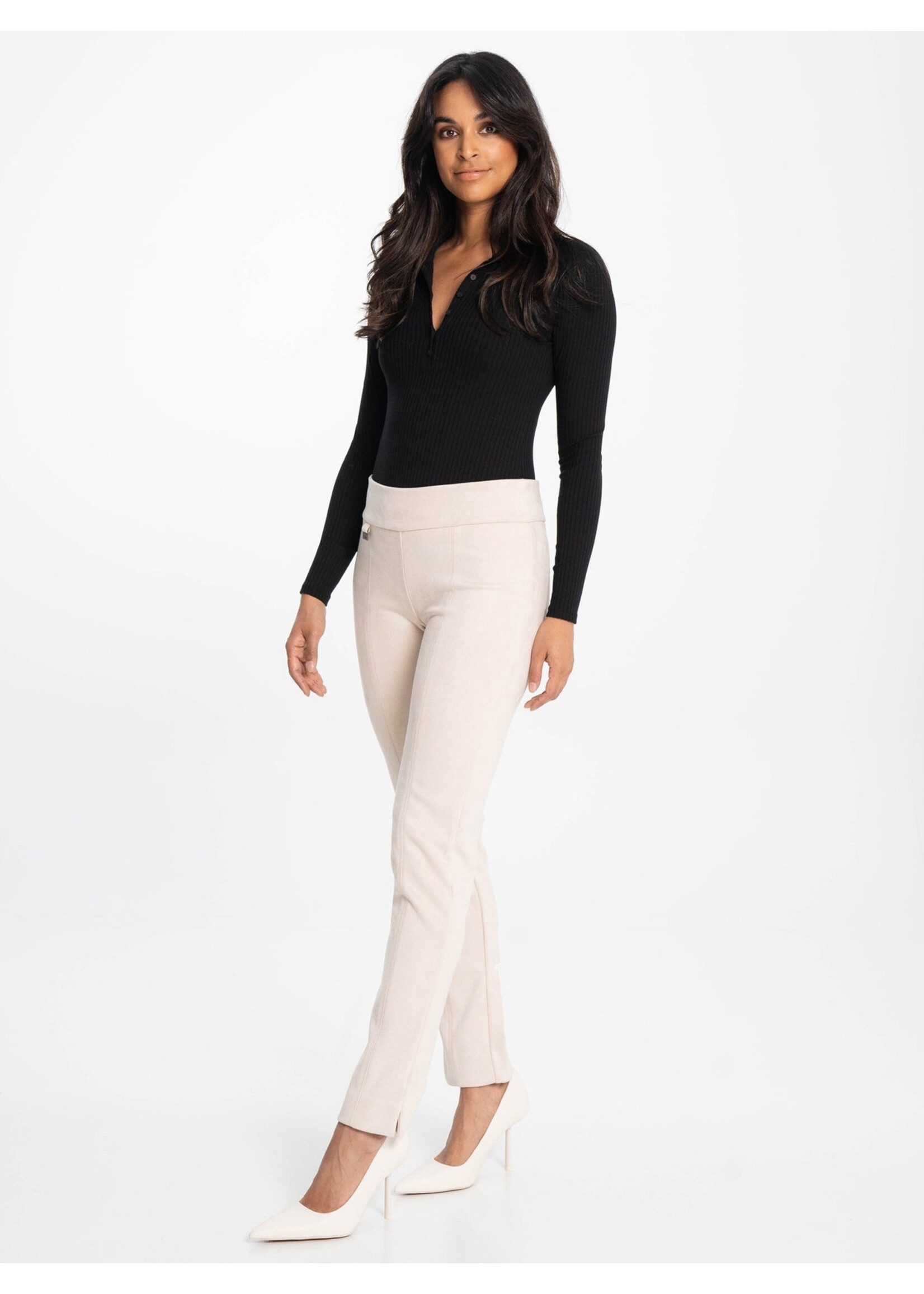 LOIS JEANS & JACKETS Women's pull-on suede pants