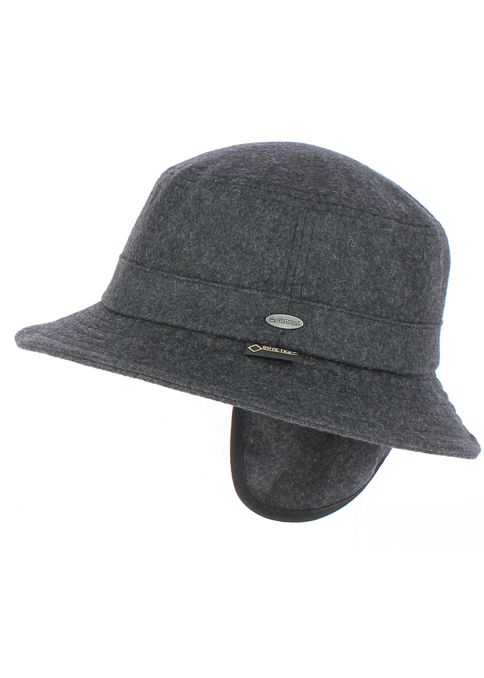 GÖTTMANN Chapeau en laine Walker avec cache-oreilles-Homme