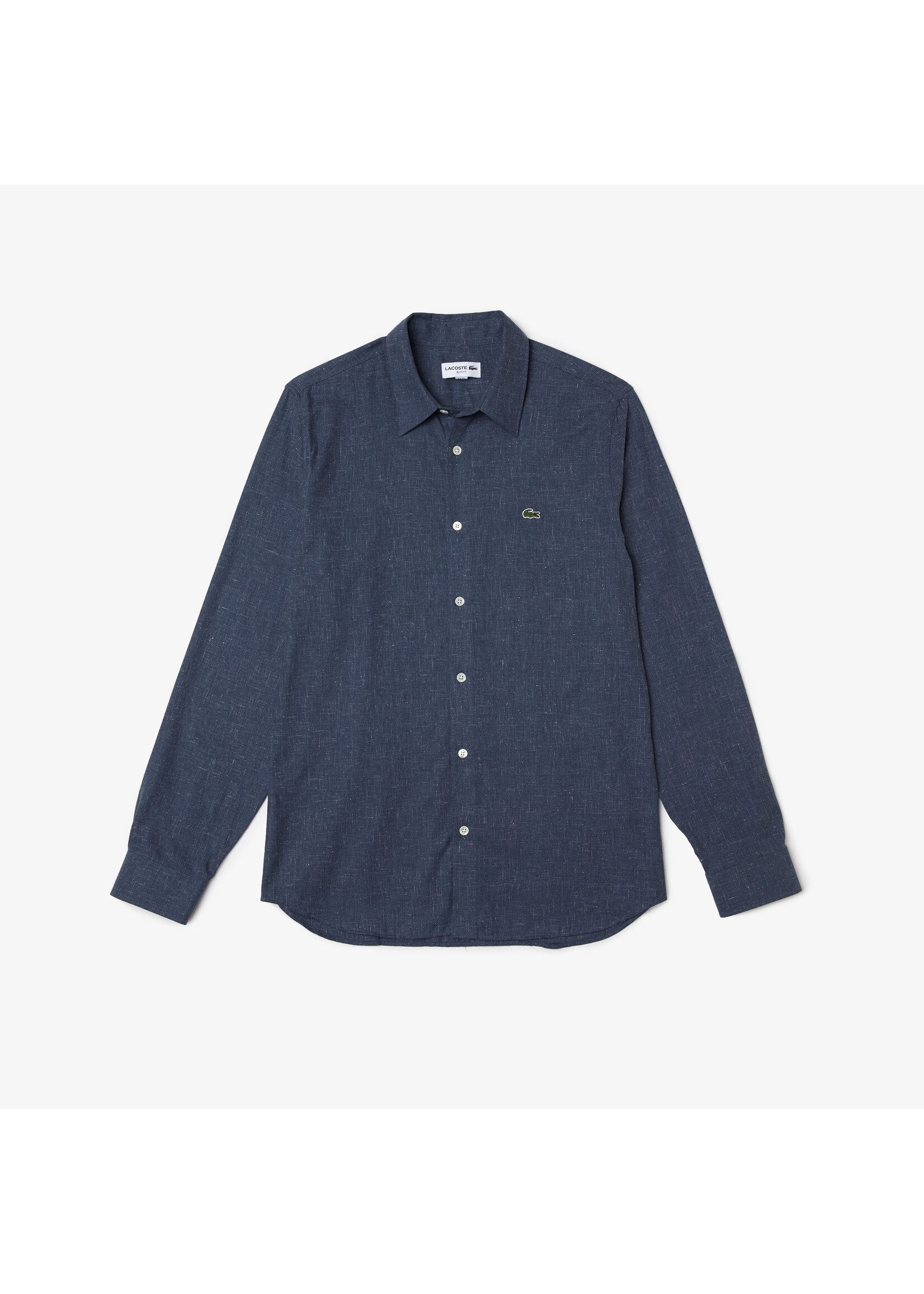 LACOSTE Men's Slim Fit Cotton Chambray Shirt