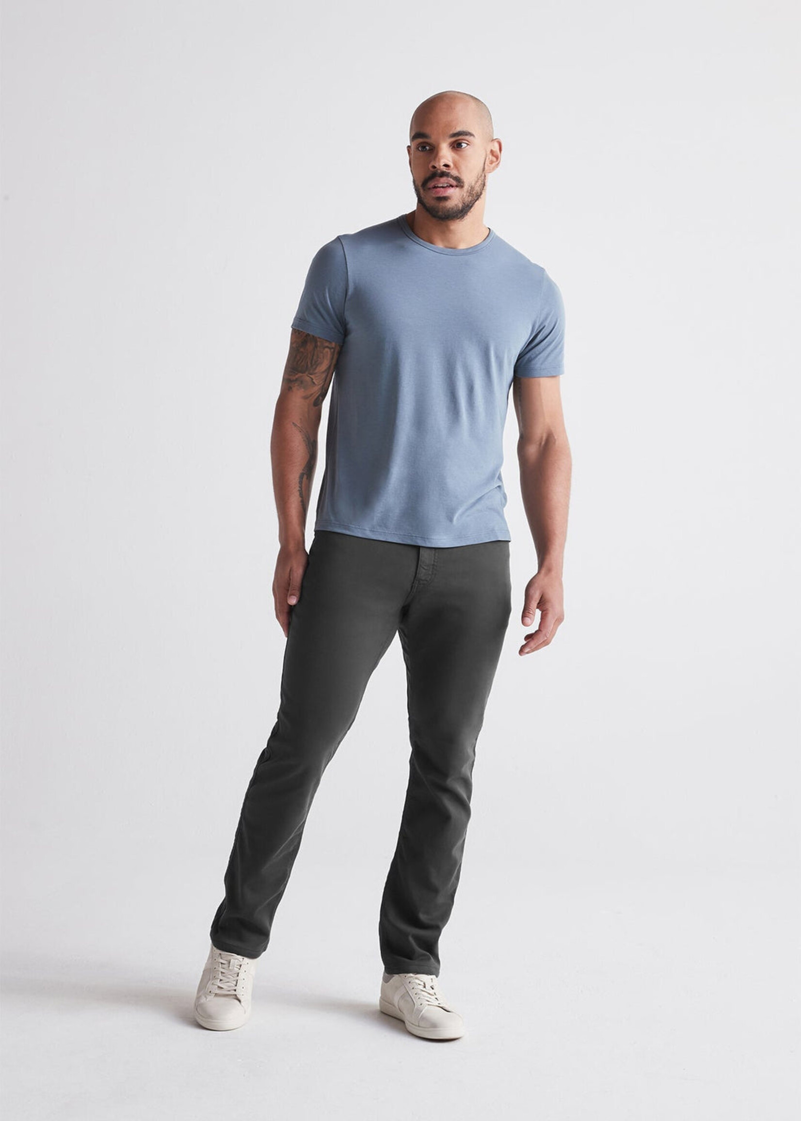 DUER No Sweat Pant Relaxed Taper - Slate