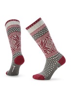 SMARTWOOL Chaussette de tous les jours Popcorn à motif de flocons de neige Gris cendré-Femme