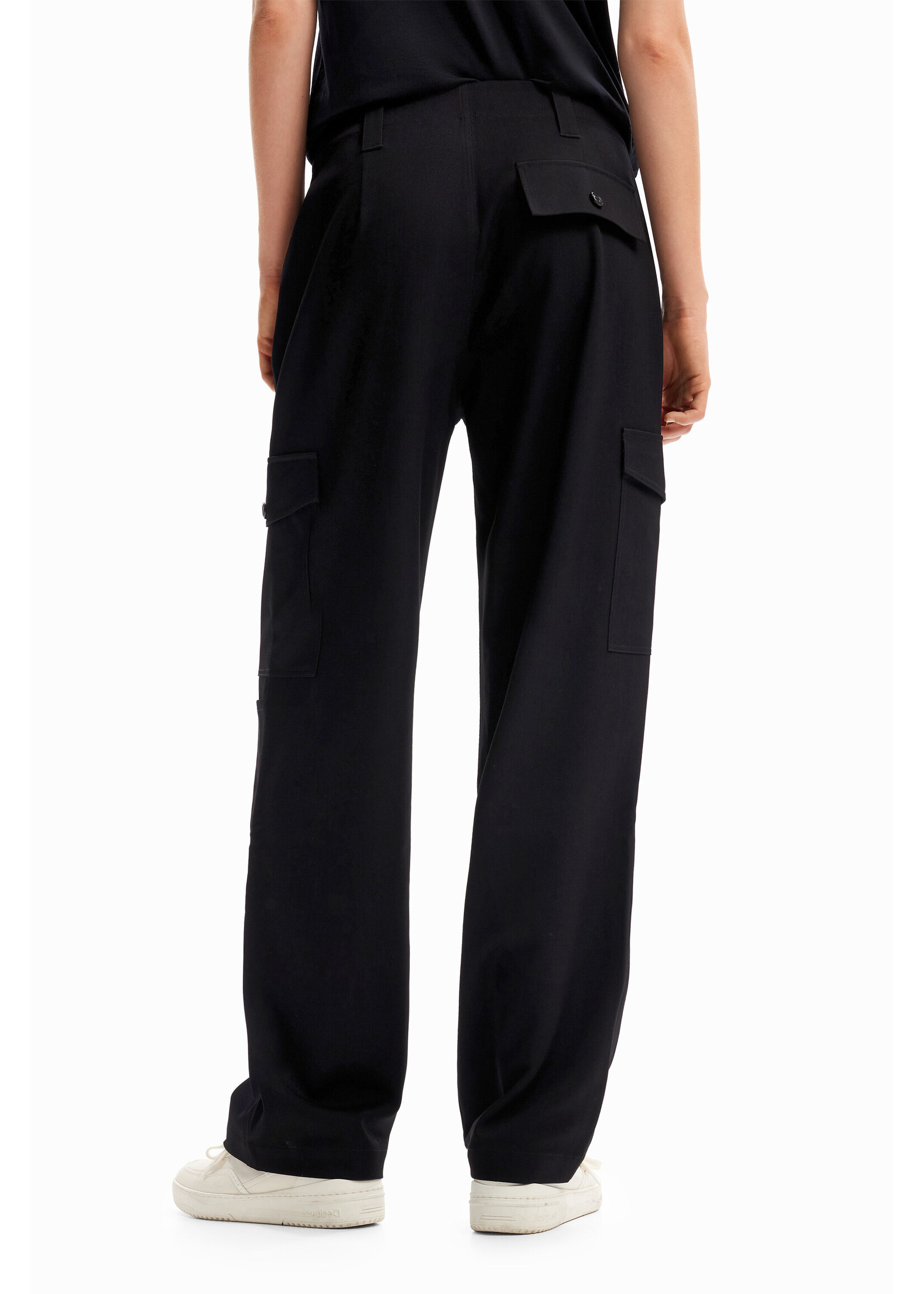 DESIGUAL Pantalon cargo ample-Femme