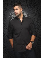 AU NOIR Chemise en tricot extensible Alexander NDL-Noir