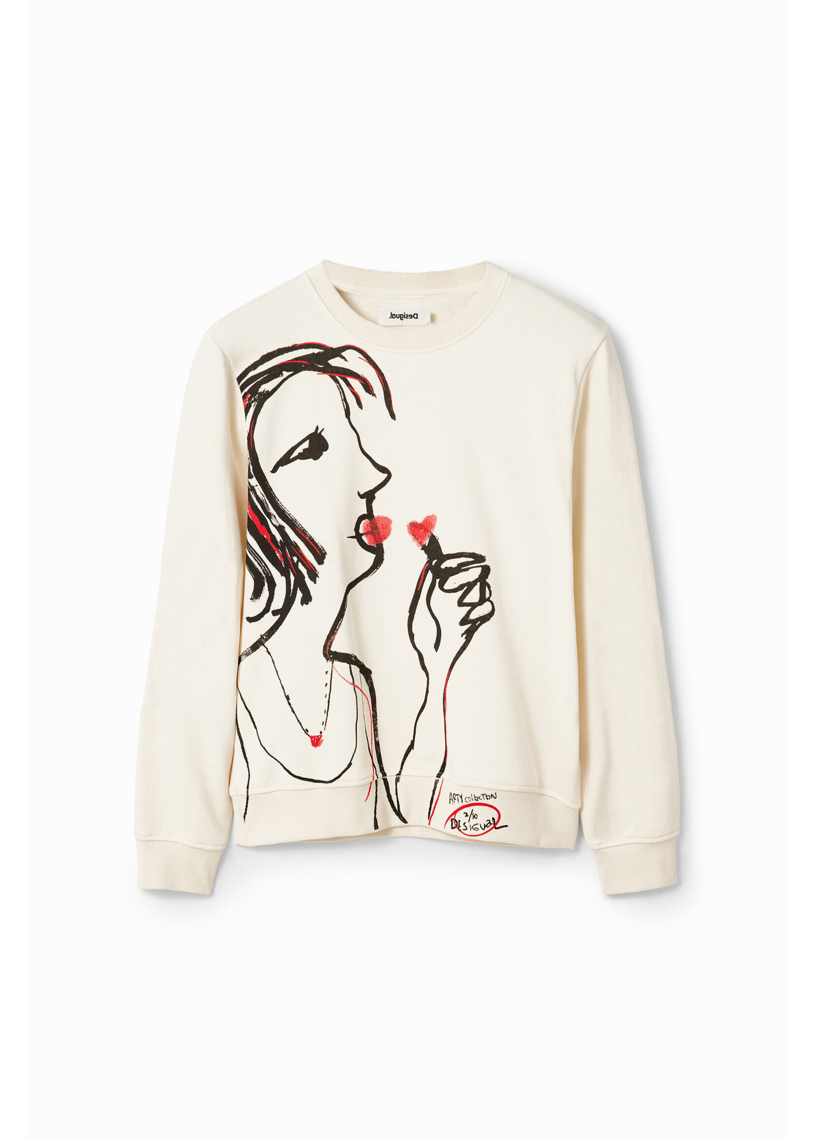DESIGUAL Women's arty illustration sweatshirt