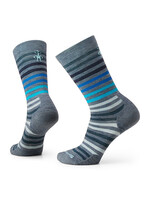 SMARTWOOL Everyday Spruce Street Crew Socks-Lifestyle Socks LIFESTYLE PEWTER BLUE