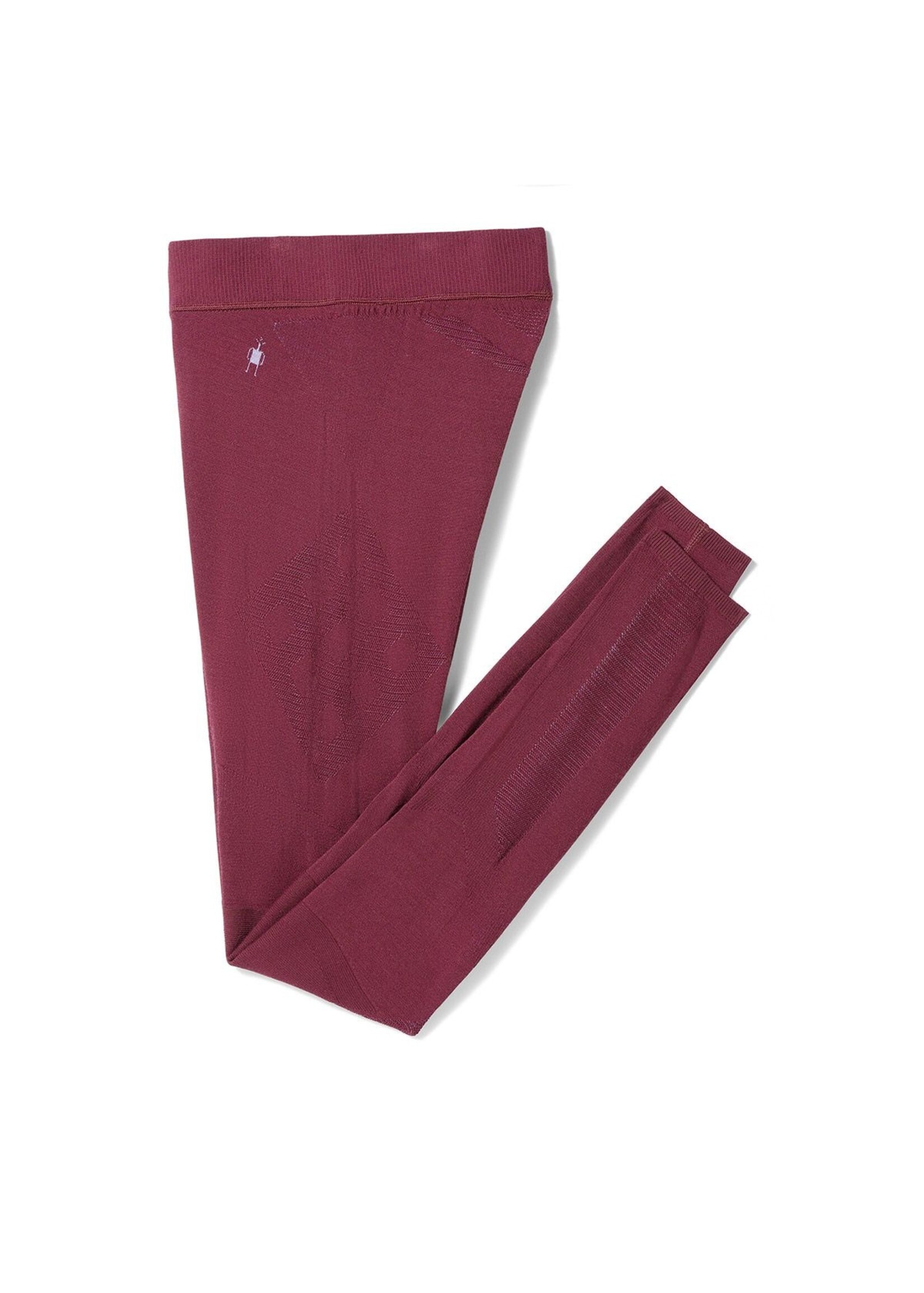 SMARTWOOL Pantalon couche de base Intraknit Thermal en mérinos Cerise noire/Violet-Femme