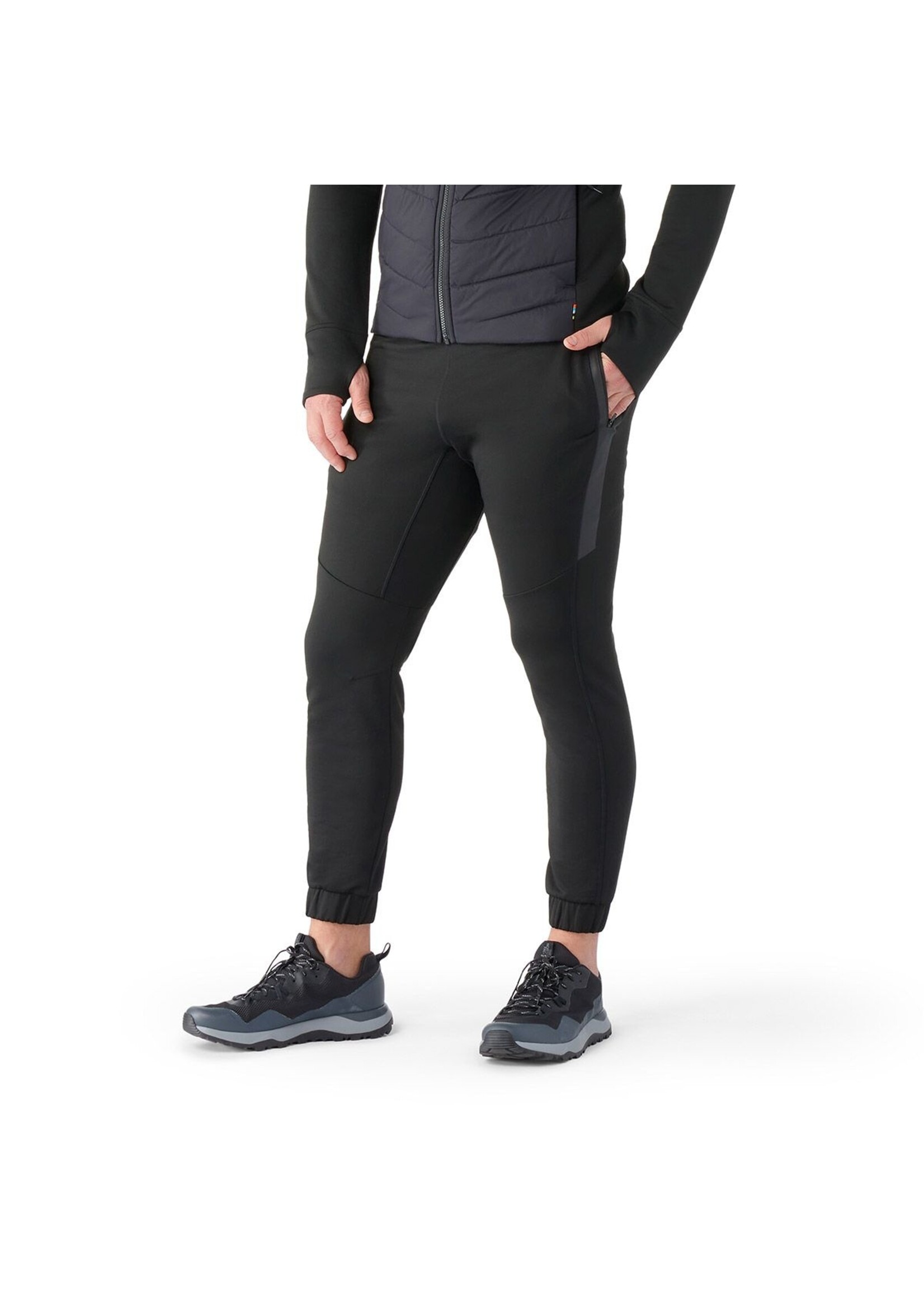 SMARTWOOL Pantalon jogger Active Fleece Noir-Homme