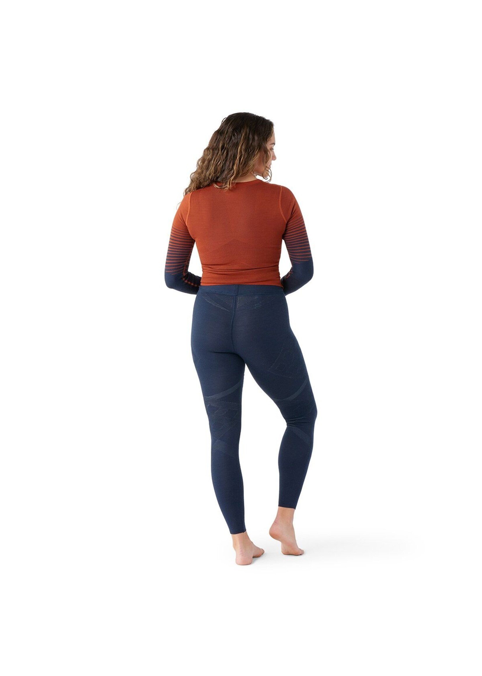 SMARTWOOL Pantalon couche de base Intraknit Thermal en mérinos Marine foncé-Femme