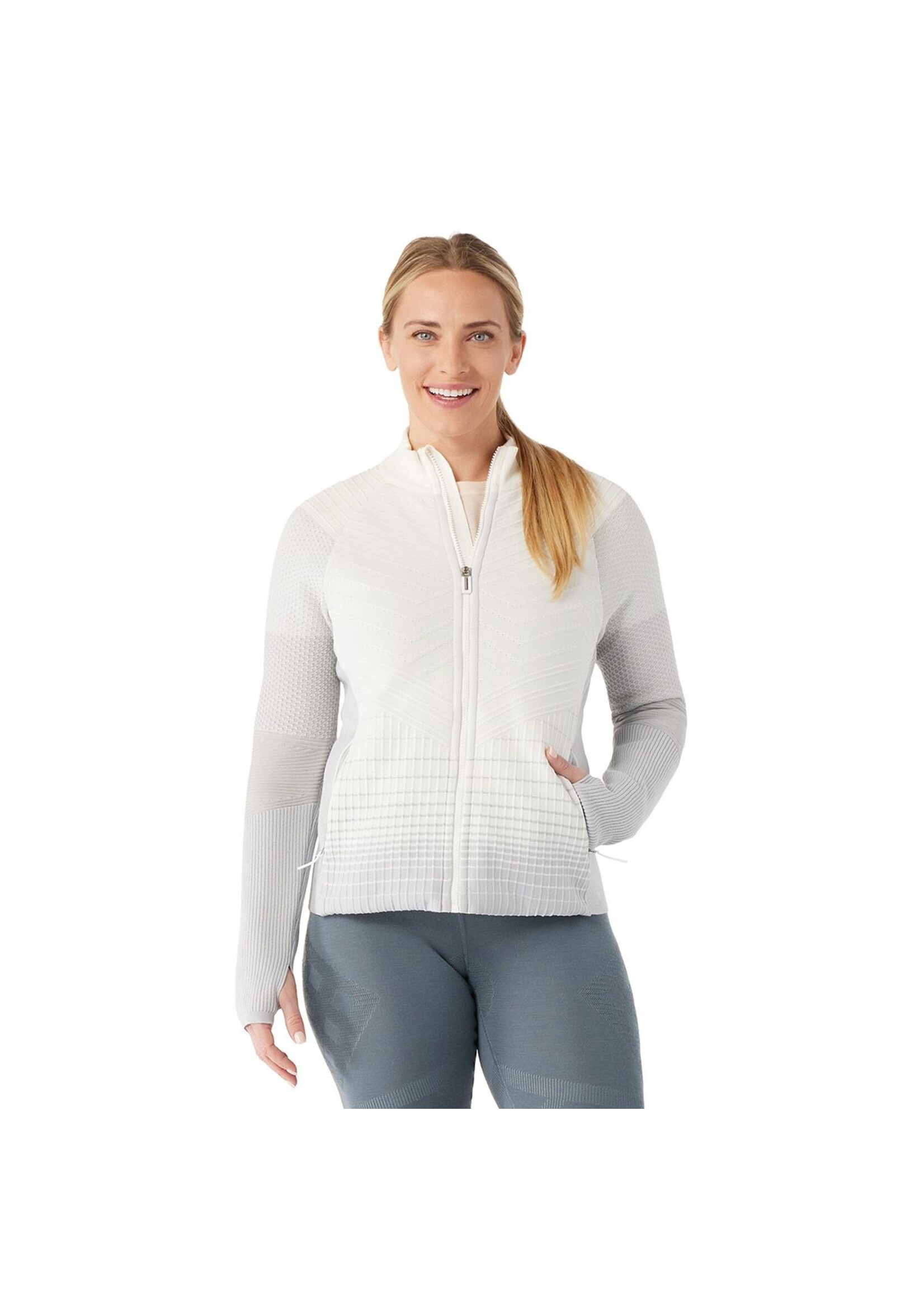 SMARTWOOL Women's Intraknit™ Merino Insulated Jacket-Winter white